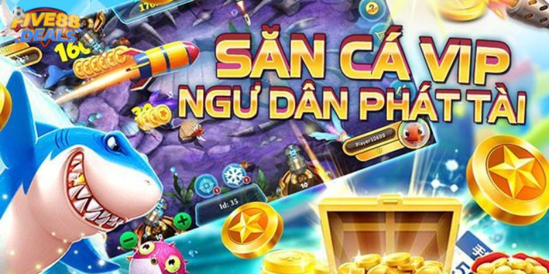 Top 5 game bắn cá hay nhất tại cổng game FIVE88 